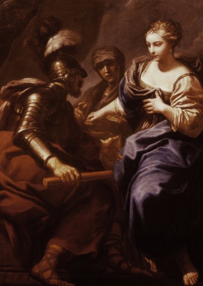 Judith stellt sich Holofernes vor von Antonio Gionima